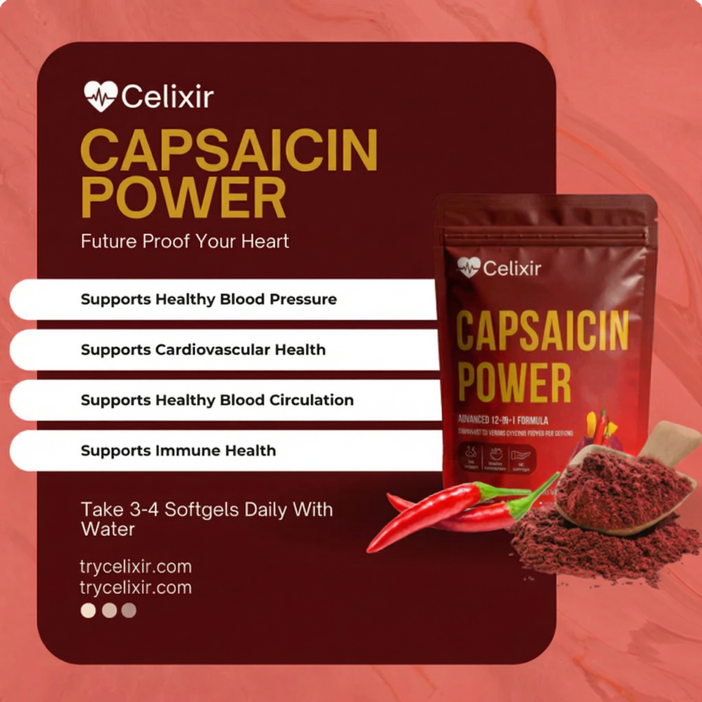 Celixir Capsaicin Softgels